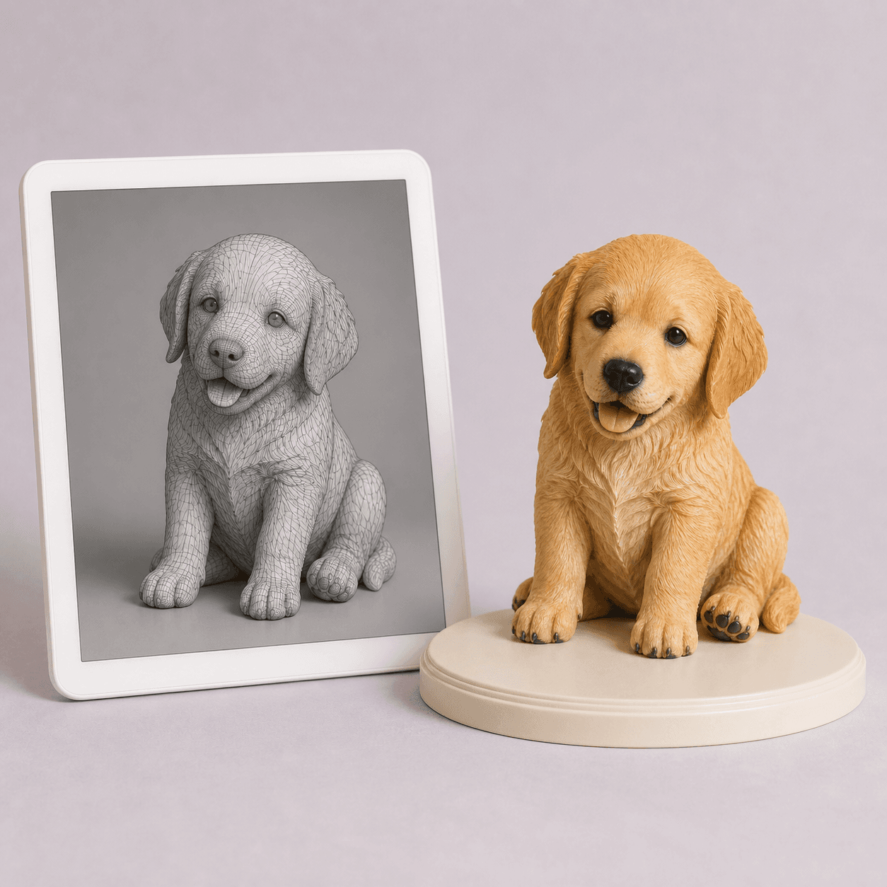 Custom 3D Pet Figurine — view 4