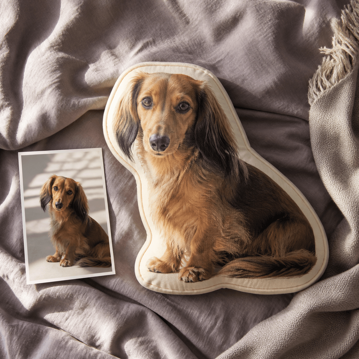Personalized Pet Portrait Remembrance Pillow — view 2