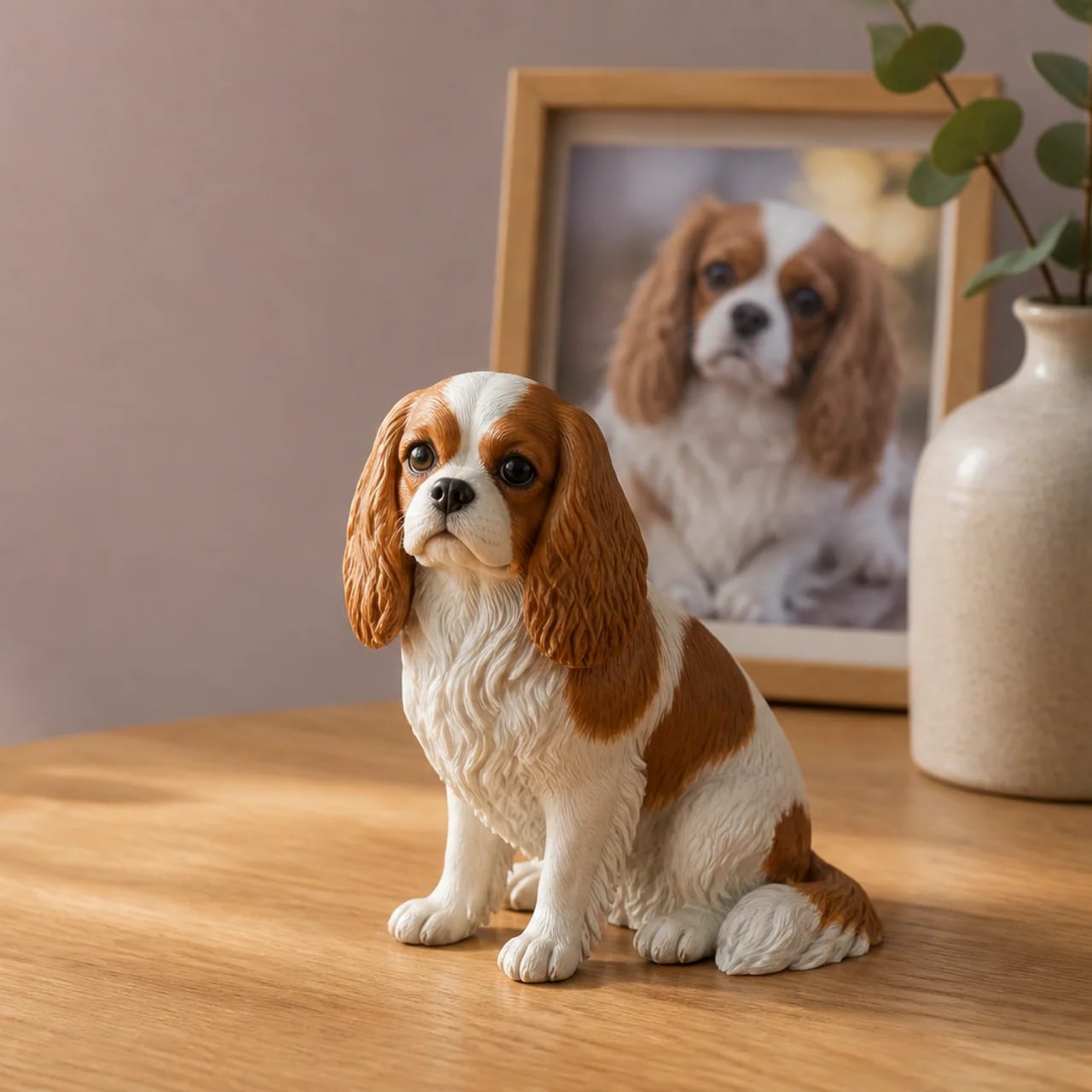 A pet photo prepared for a custom 3D portrait